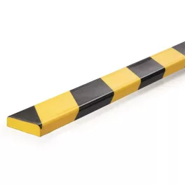  Felületvédő profil, DURABLE "S10", sárga-fekete