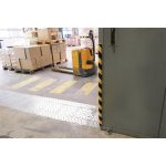 Felületvédő profil, DURABLE "S32R", sárga-fekete