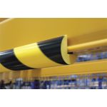 Élvédő profil, mágneses, DURABLE "E25R", sárga-fekete