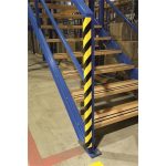 Élvédő profil, mágneses, DURABLE "C35", sárga-fekete