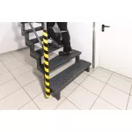 Csővédő profil, DURABLE "P30", sárga-fekete