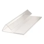 Logisztikai zseb,  behajtható, 1/2 A5, fekvő, DURABLE "HARD COVER", átlátszó