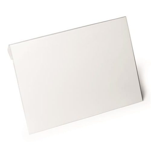 Logisztikai zseb, , behajtható, A4, fekvő, DURABLE "HARD COVER", átlátszó