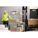 Logisztikai zseb, , behajtható, A4, fekvő, DURABLE "HARD COVER", átlátszó