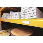 Logisztikai zseb, 100x38 mm, fekvő, DURABLE "HARD COVER", öntapadó csíkkal, átlátszó