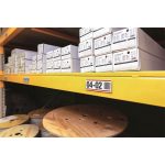 Logisztikai zseb, 100x38 mm, fekvő, DURABLE "HARD COVER", öntapadó csíkkal, átlátszó