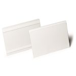 Logisztikai zseb, A5, fekvő, DURABLE "HARD COVER", öntapadó csíkkal, átlátszó