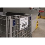 Logisztikai zseb, zsebdróttal, A4, fekvő, PP, DURABLE "HARD COVER", átlátszó