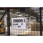 Logisztikai zseb, zsebdróttal, A4, fekvő, PP, DURABLE "HARD COVER", átlátszó