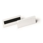 Logisztikai zseb, 100x38 mm, fekvő, DURABLE, mágneses, átlátszó