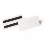 Logisztikai zseb, mágneses, 150x67 mm, fekvő, DURABLE "HARD COVER", átlátszó