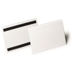 Logisztikai zseb, mágneses, A5, fekvő, DURABLE "HARD COVER", átlátszó