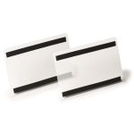 Logisztikai zseb, mágneses, A5, fekvő, DURABLE "HARD COVER", átlátszó