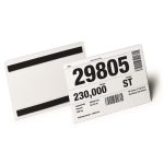 Logisztikai zseb, mágneses, A5, fekvő, DURABLE "HARD COVER", átlátszó