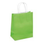 Ajándéktáska, sodrottfüles, 18x23x10 cm, DONAU "Home", vegyes színek