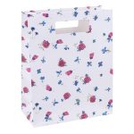 Ajándéktáska, 26x32,5x10 cm, DONAU "Home" vegyes minta