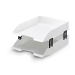 Irattálca, műanyag, DURABLE, "Basic", fehér