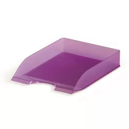   Irattálca, műanyag, DURABLE, "Basic", áttetsző lila