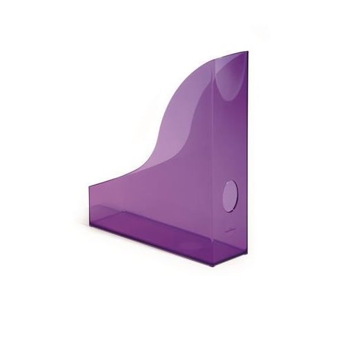 Iratpapucs, műanyag, 73 mm, DURABLE, "Basic", áttetsző lila