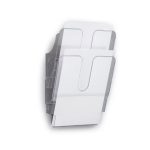 Prospektustartó, fali, álló, A4, DURABLE "FLEXIPLUS 2", áttetsző