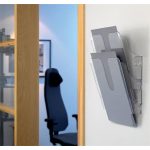 Prospektustartó, fali, álló, A4, DURABLE "FLEXIPLUS 2", áttetsző