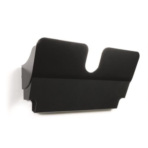 Prospektustartó, fali, fekvő, A4, mágneses, DURABLE "FLEXIPLUS", fekete