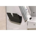 Prospektustartó, fali, fekvő, A4, mágneses, DURABLE "FLEXIPLUS", fekete