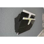 Prospektustartó, fali, fekvő, A4, mágneses, DURABLE "FLEXIPLUS 2", fekete