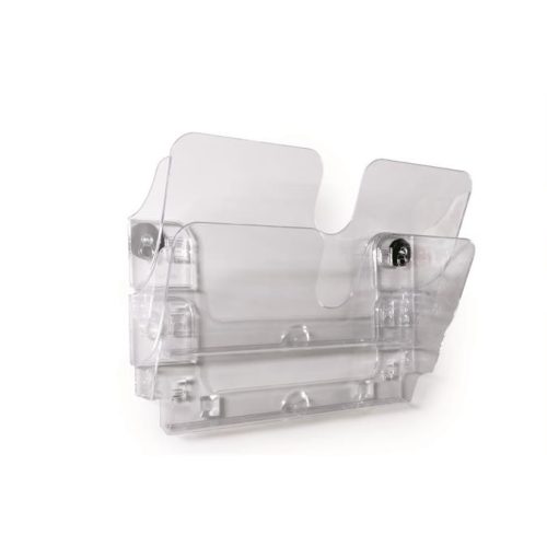 Prospektustartó, fali, fekvő, A4, mágneses, DURABLE "FLEXIPLUS 2", áttetsző