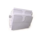 Prospektustartó, fali, fekvő, A4, mágneses, DURABLE "FLEXIPLUS 2", áttetsző