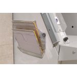 Prospektustartó, fali, fekvő, A4, mágneses, DURABLE "FLEXIPLUS 2", áttetsző