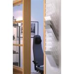 Prospektustartó, fali, álló, A4, DURABLE "FLEXIBOXX", áttetsző