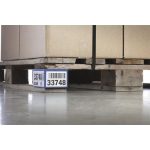 Címketartó zseb, raklapláb, 140x65 mm / 90x65 mm, DURABLE , kék