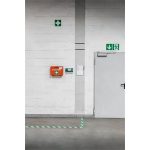 Jelölőszalag, 50 mm x 30 m, 0,7 mm, DURABLE, "DURALINE ", zöld-fehér