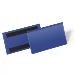   Logisztikai zseb, 150 x 67 mm, fekvő, DURABLE, mágnessel, sötétkék