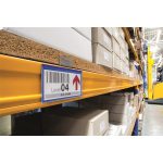 Logisztikai zseb, 150 x 67 mm, fekvő, DURABLE, mágnessel, sötétkék