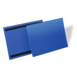   Logisztikai zseb, A4, fekvő, DURABLE, mágneses, sötétkék