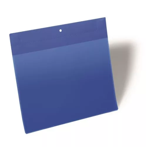 Logisztikai zseb, A4, fekvő, DURABLE "Neodym", mágnessel, sötétkék