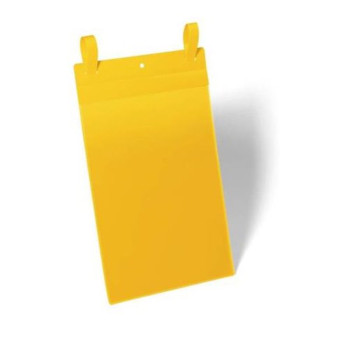 Logisztikai zseb, A4, álló, DURABLE, szalaggal, sárga