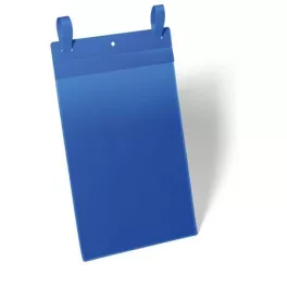 Logisztikai zseb, A4, álló, DURABLE, szalaggal, kék