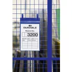 Logisztikai zseb, A4, álló, DURABLE, szalaggal, kék