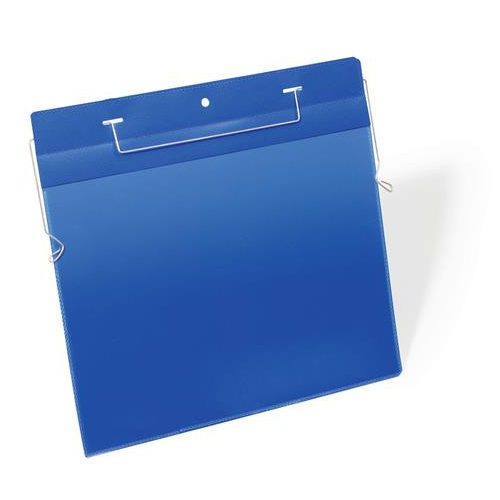 Logisztikai zseb, A4, fekvő, DURABLE, dróttal, sötétkék