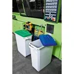 Tető, 60 l-es szemeteshez, műanyag, DURABLE "Durabin®", zöld
