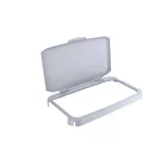 Nyitható tető, 60 l-es szemeteshez, műanyag, DURABLE "Durabin®", szürke