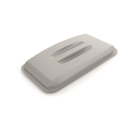 Tető, 60 l-es szemeteshez, műanyag, DURABLE "DURABIN ECO", szürke