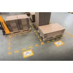 Padlójelölő ablak, sárga, A4, eltávolítható, DURABLE