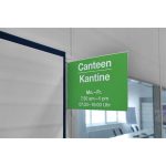 Információs tábla, A4, öntapadó, fekvő, DURABLE