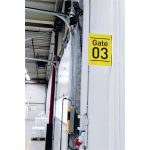 Információs tábla, A4, mágneses, álló, DURABLE