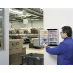 Zárható kulcsszekrény, 72 kulcs, DURABLE, ezüst
