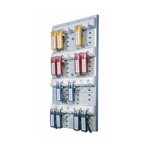 Kulcstartó tábla, fali, 24 kulcs, DURABLE "Key Board", szürke
